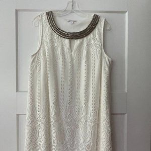 Westport 1962 Lace Dress with Beaded Collar